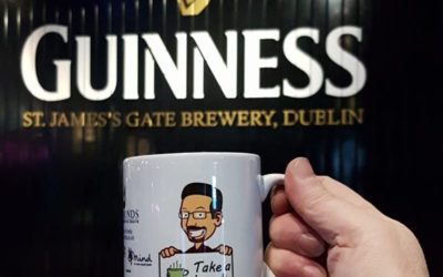 At the Guinness Storehouse…